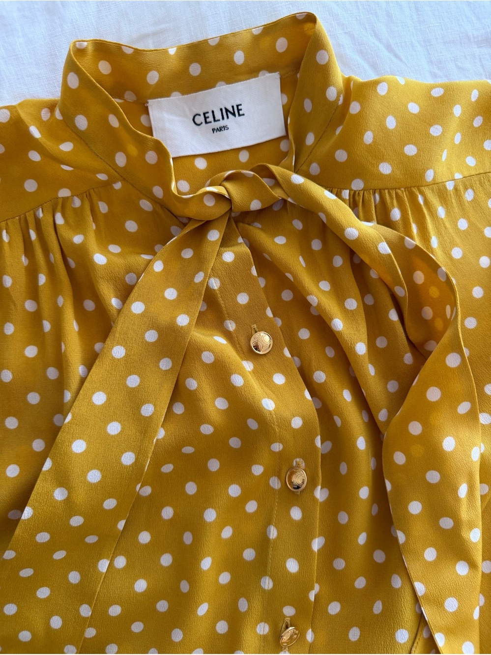ICONIC CELINE SILK POLKA DOT DRESS